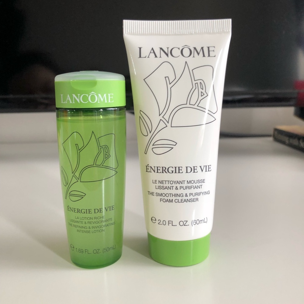 Energie de vie set - foam cleanser & lotion